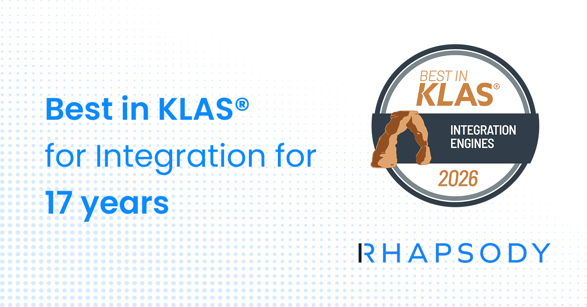 Rhapsody Named 2026 Best In KLAS For Integration Solutions Marking 17 