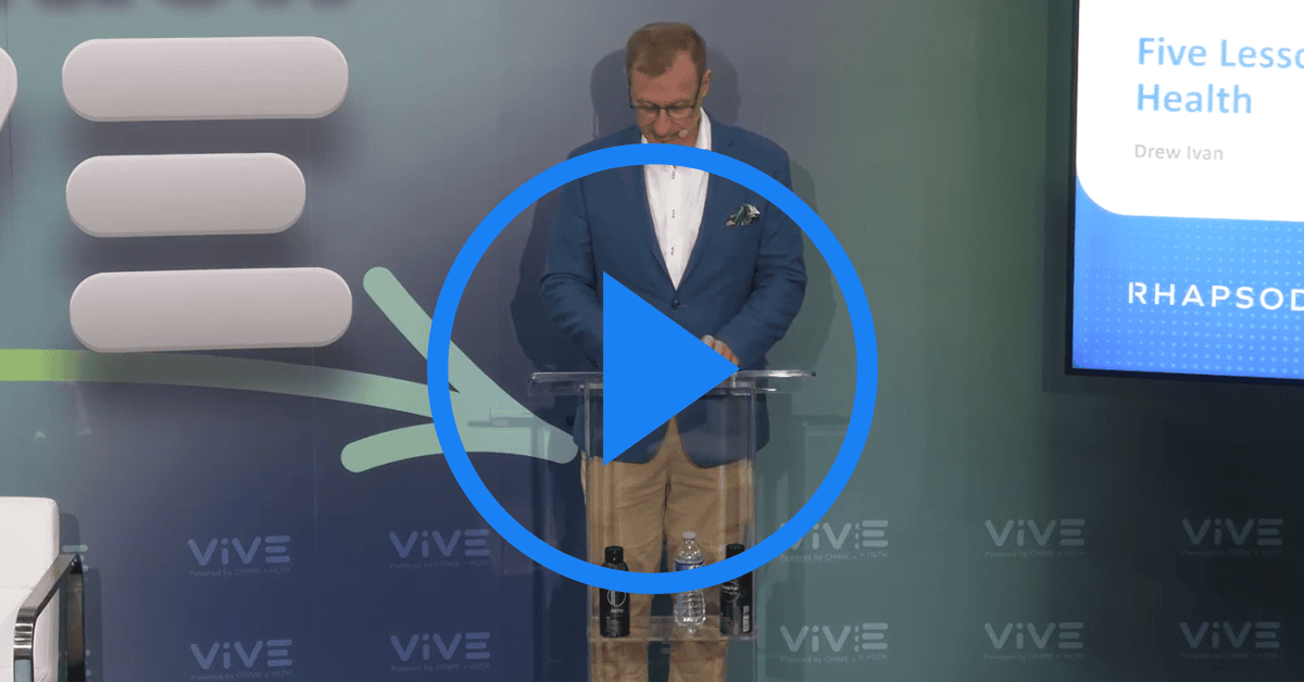 Five Lessons Learned Building AI in Digital Health | ViVE 2026 | Rhapsody